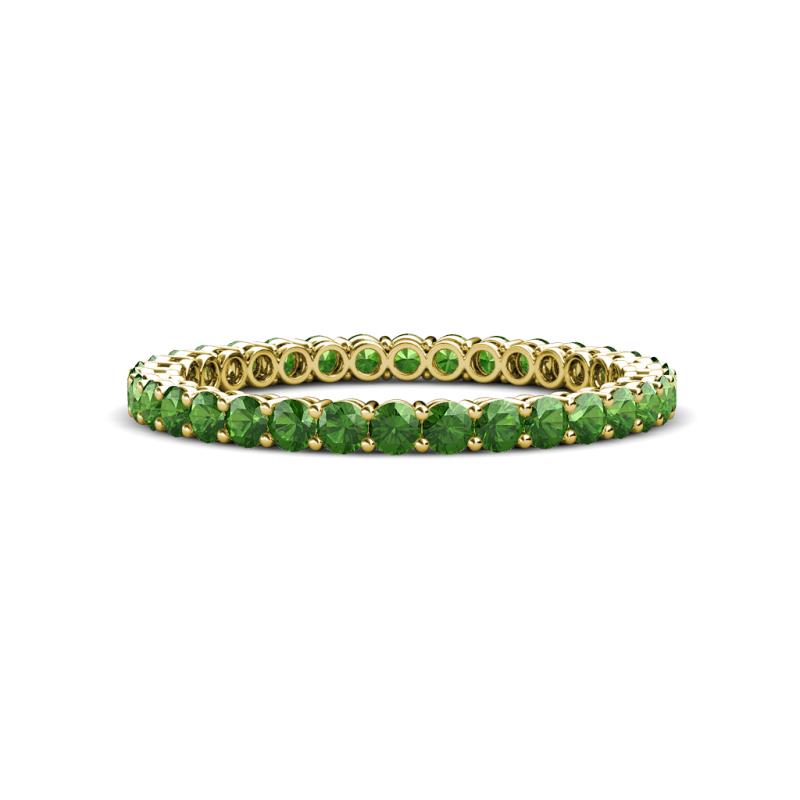 Tiffany 2.00 mm Green Garnet Eternity Band 