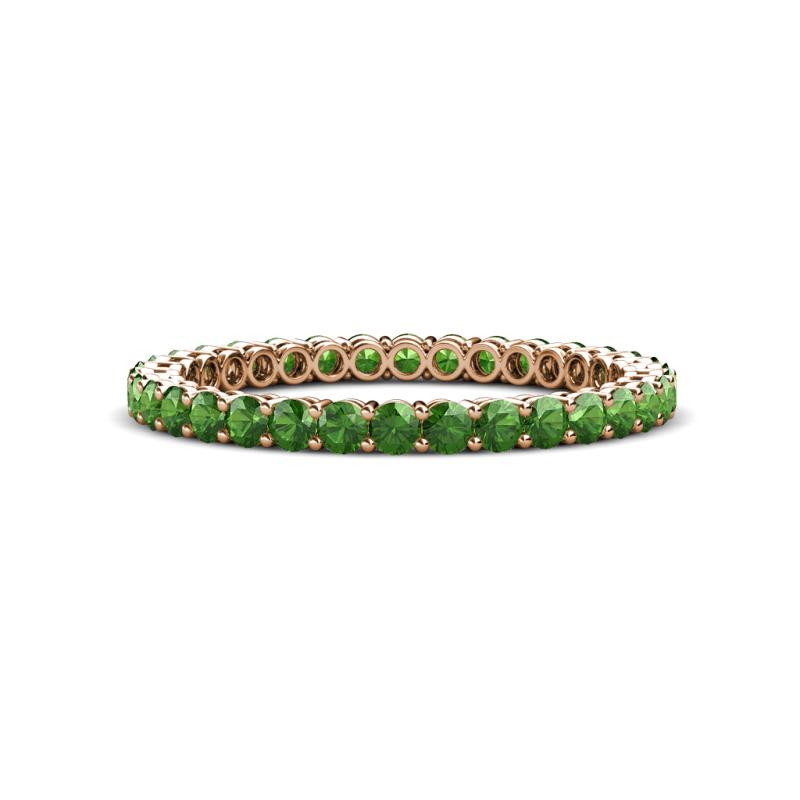 Tiffany 2.00 mm Green Garnet Eternity Band 