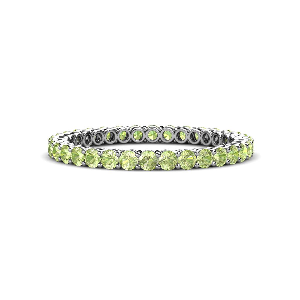 Tiffany 2.00 mm Peridot Eternity Band 