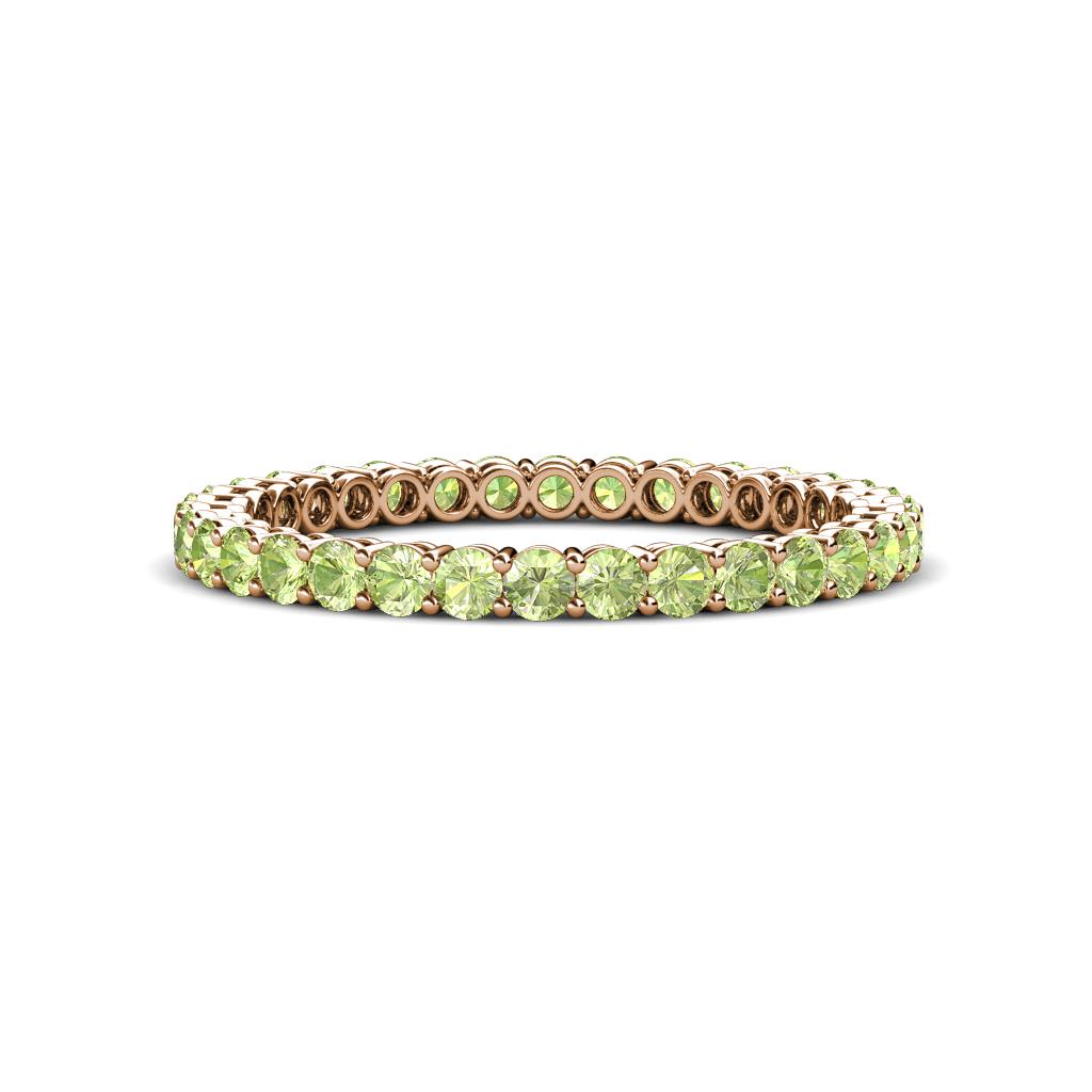 Tiffany 2.00 mm Peridot Eternity Band 