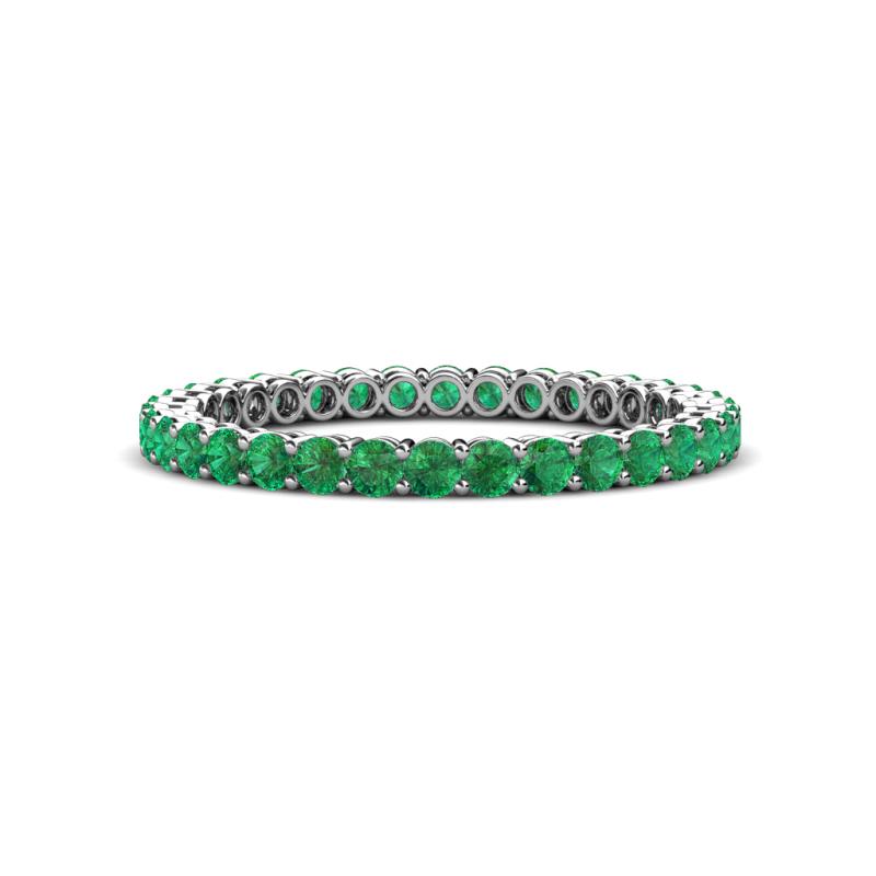 Tiffany 2.00 mm Emerald Eternity Band 