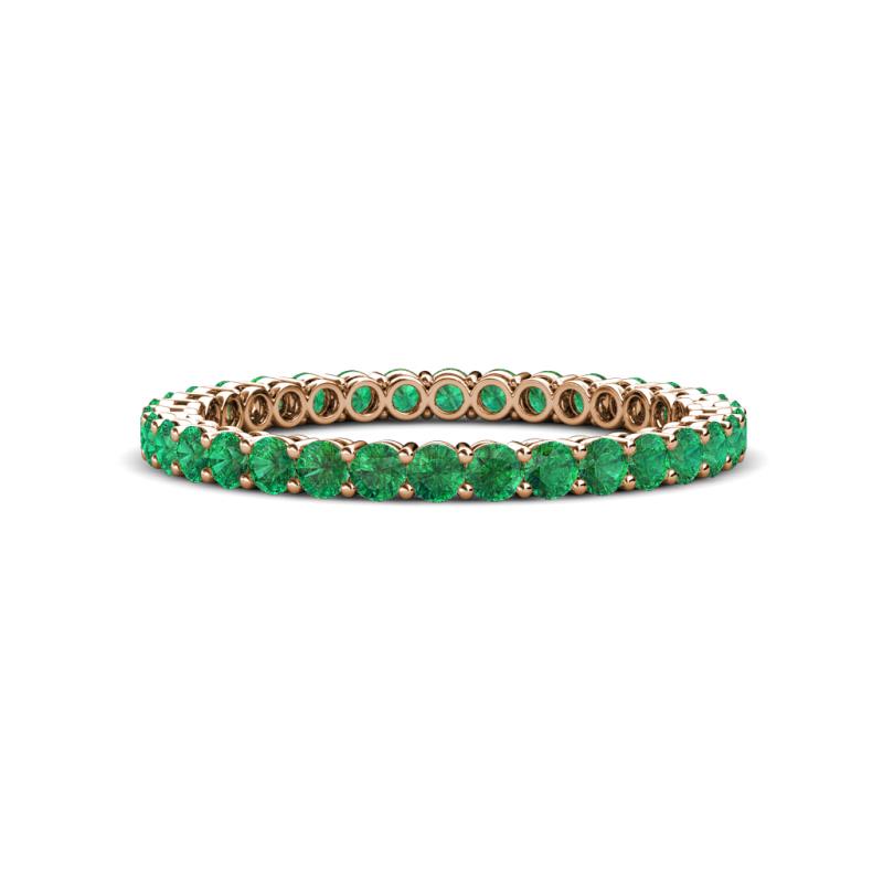 Tiffany 2.00 mm Emerald Eternity Band 