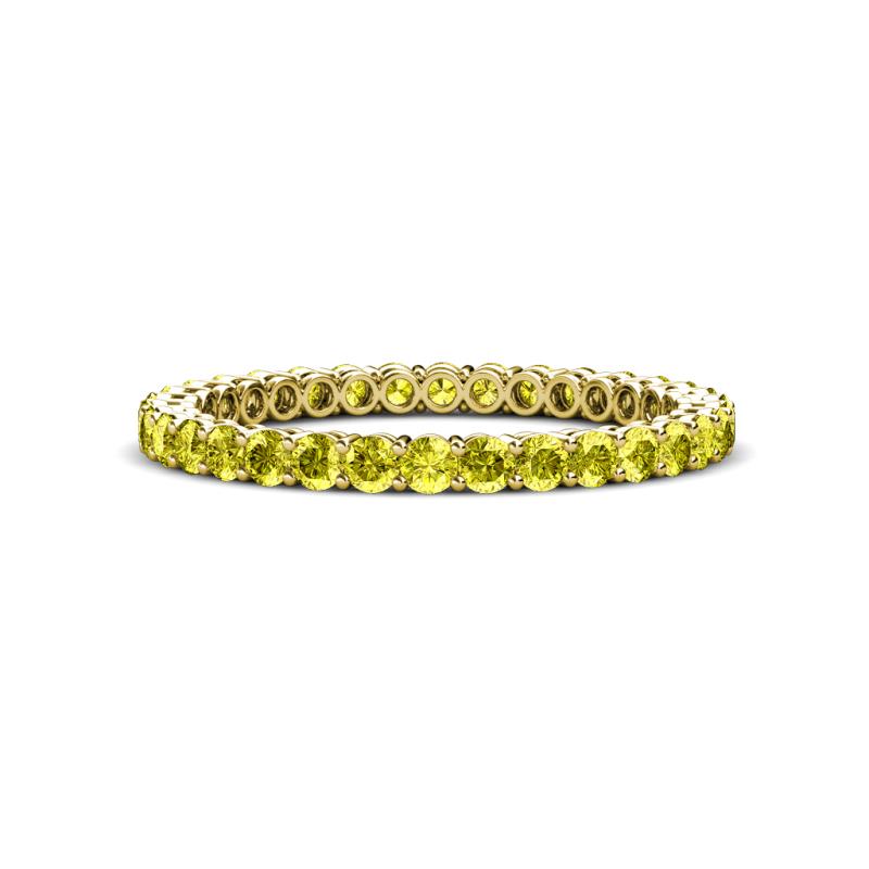 Tiffany 2.00 mm Yellow Diamond Eternity Band 