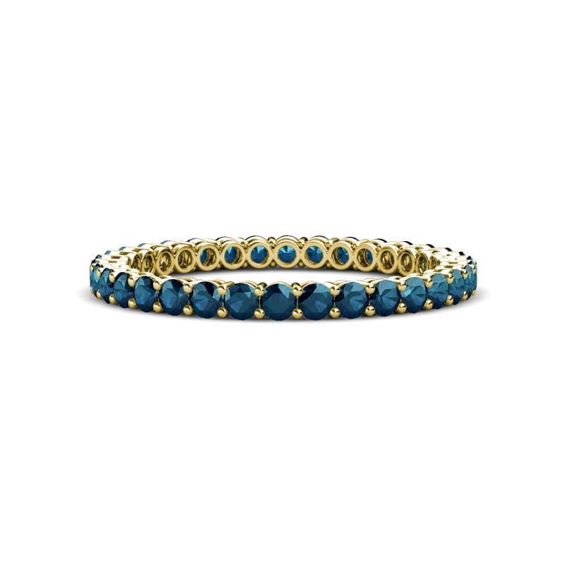 Tiffany 2.00 mm Blue Diamond Eternity Band 