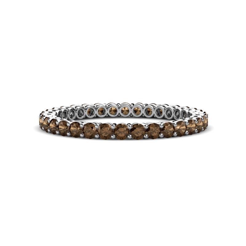 Tiffany 2.00 mm Smoky Quartz Eternity Band 