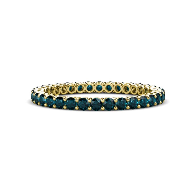 Tiffany 2.00 mm London Blue Topaz Eternity Band 