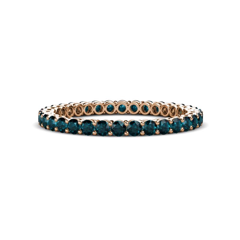 Tiffany 2.00 mm London Blue Topaz Eternity Band 
