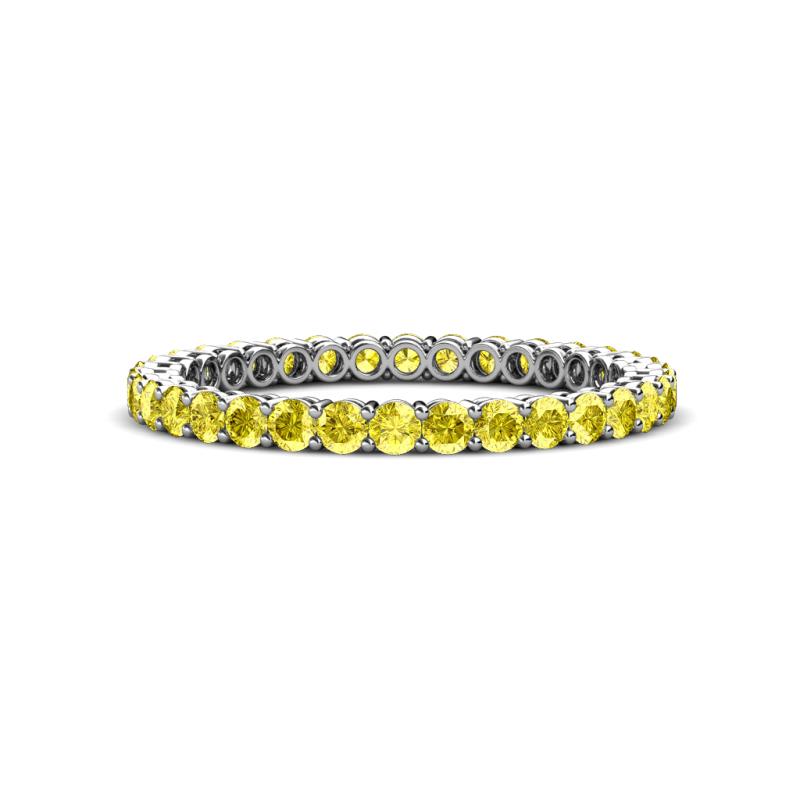 Tiffany 2.00 mm Yellow Sapphire Eternity Band 
