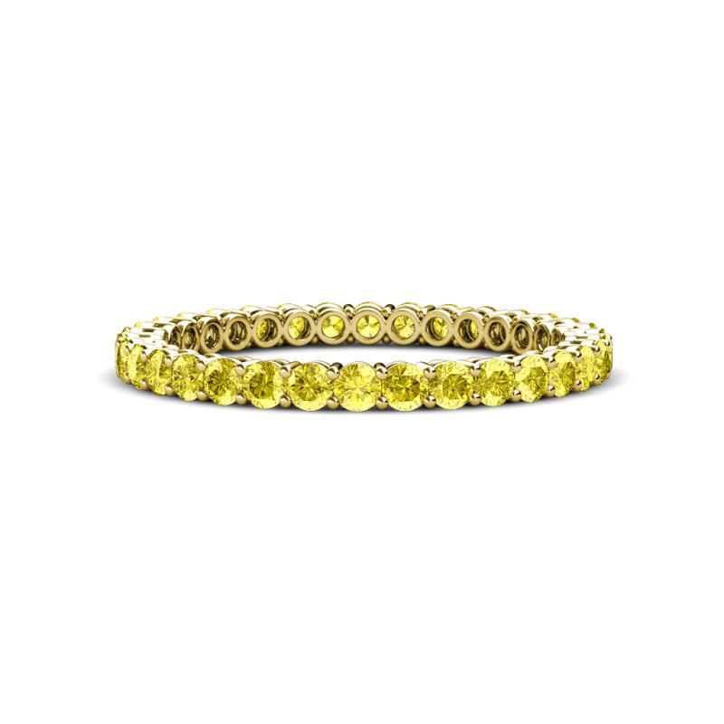 Tiffany 2.00 mm Yellow Sapphire Eternity Band 