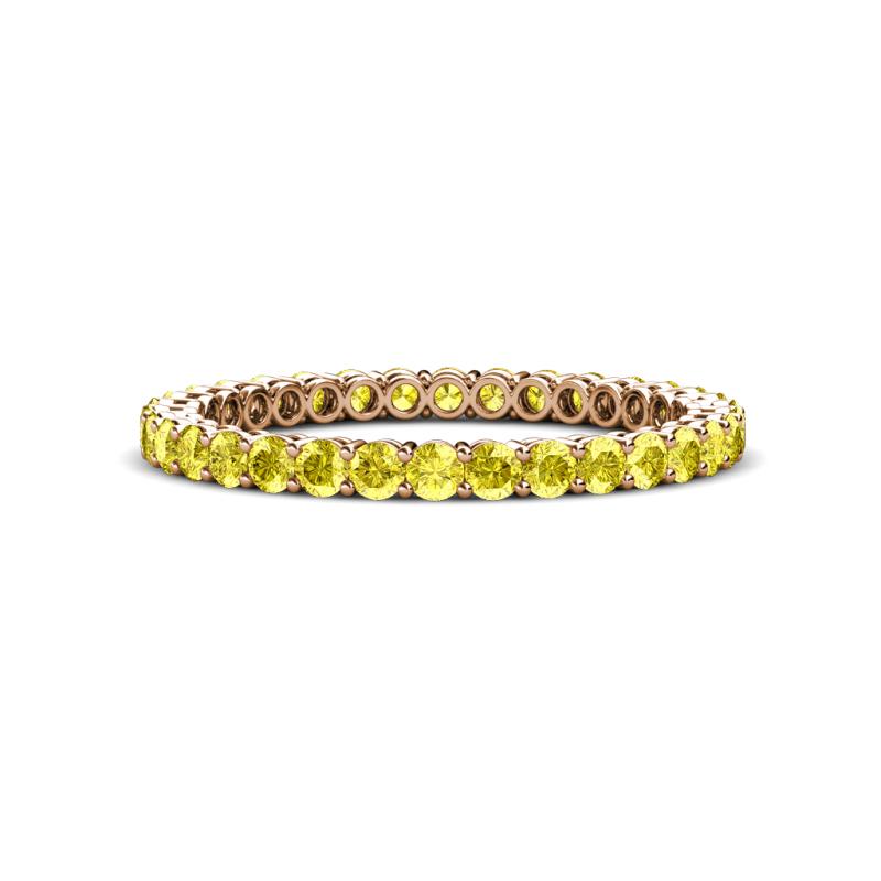 Tiffany 2.00 mm Yellow Sapphire Eternity Band 