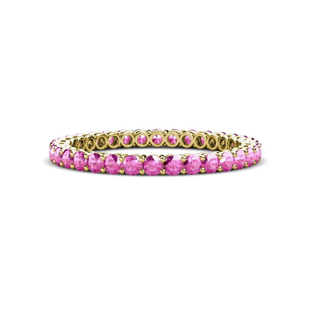 Tiffany 2.00 mm Pink Sapphire Eternity Band 