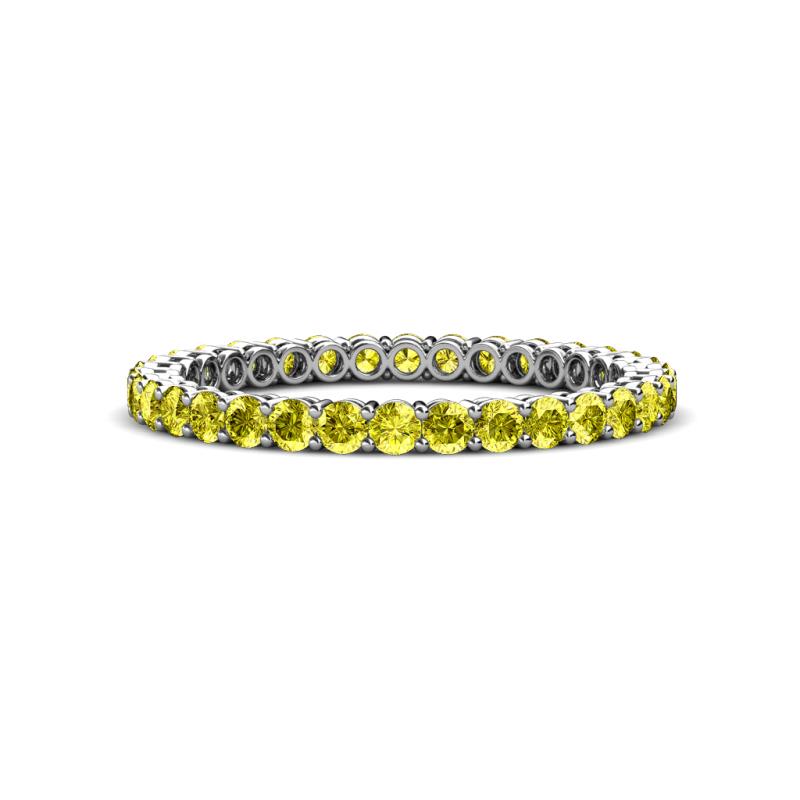 Tiffany 2.00 mm Yellow Diamond Eternity Band 