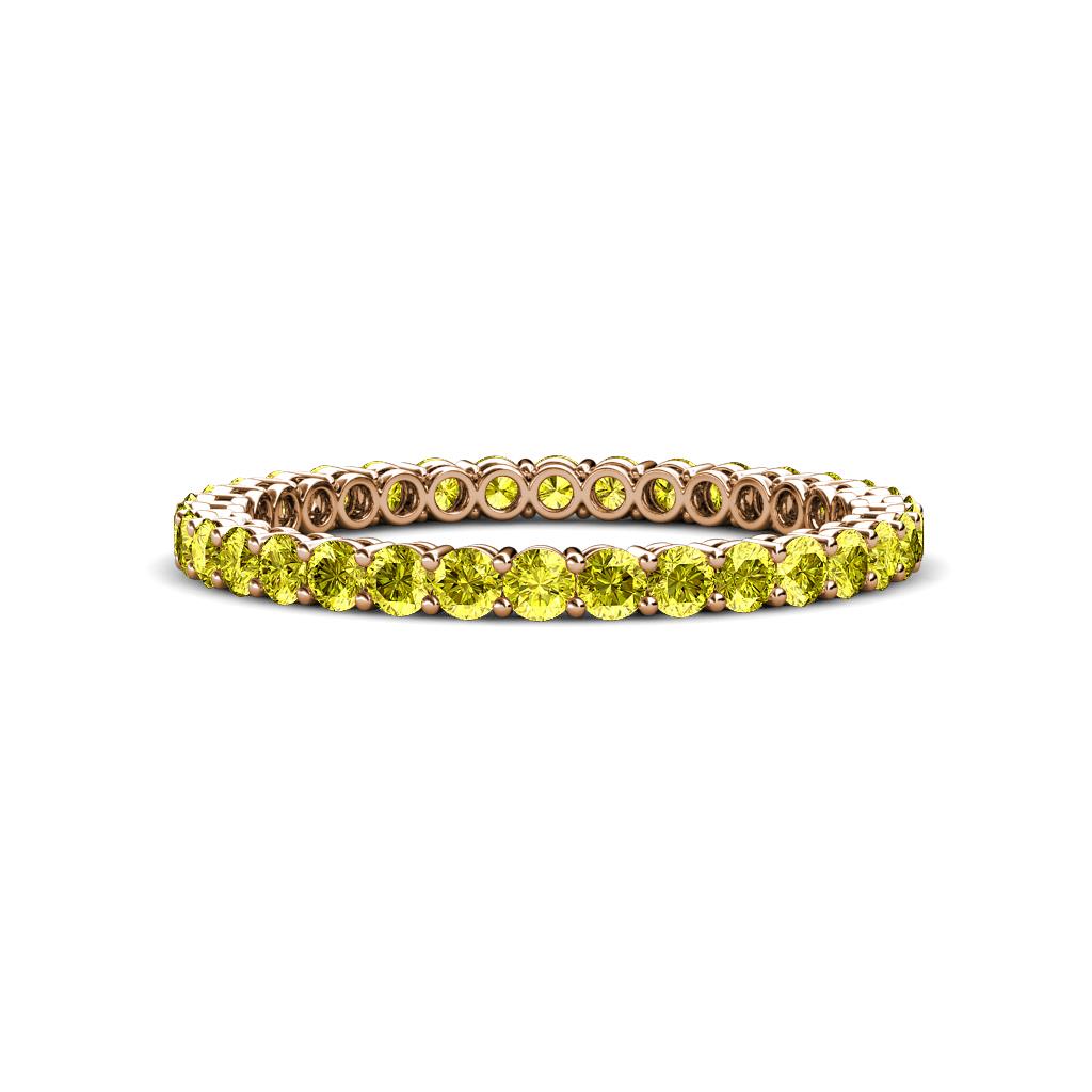 Tiffany 2.00 mm Yellow Diamond Eternity Band 
