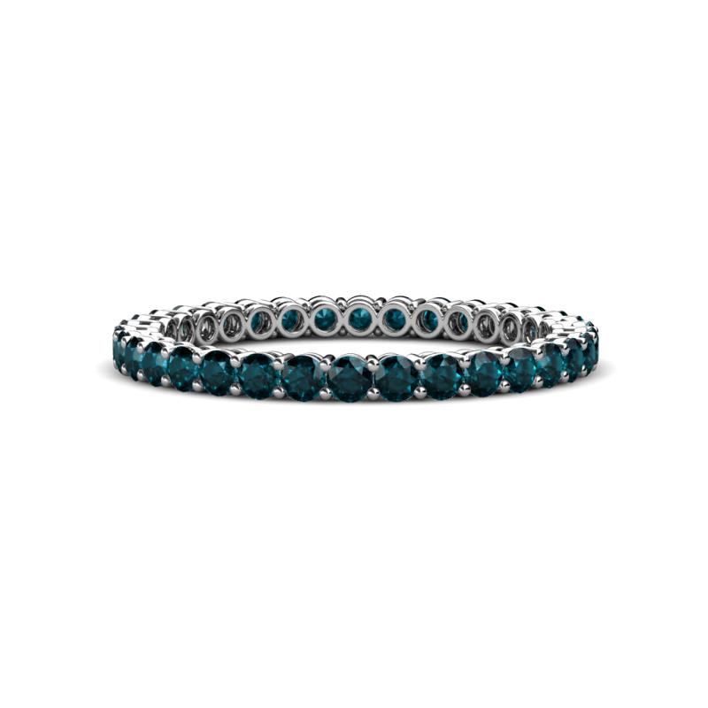Tiffany 2.00 mm London Blue Topaz Eternity Band 