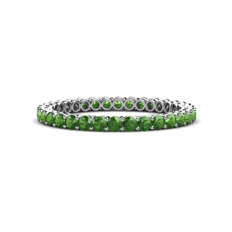Tiffany 2.00 mm Green Garnet Eternity Band 