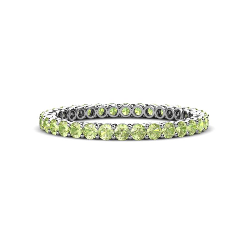 Tiffany 2.00 mm Peridot Eternity Band 