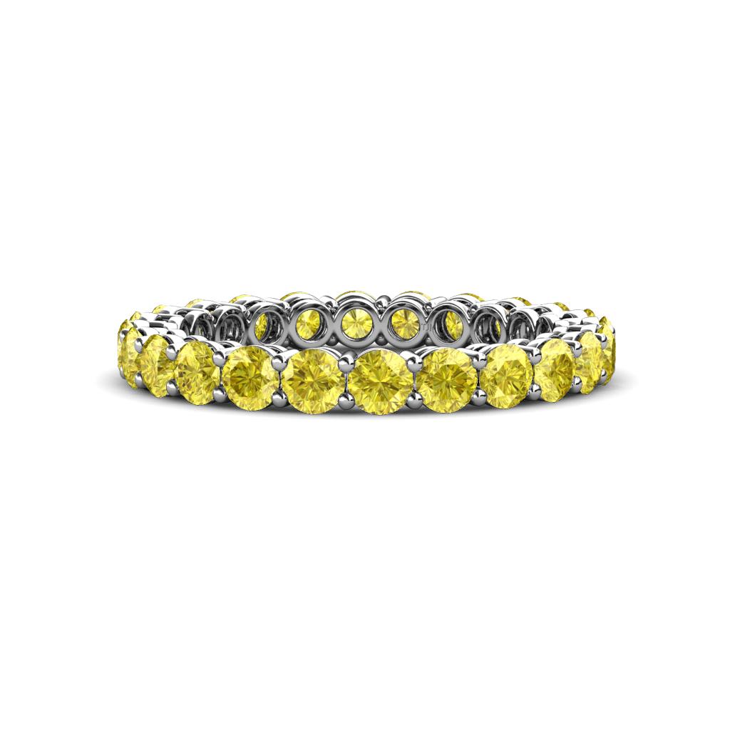 Tiffany 2.80 mm Yellow Sapphire Eternity Band 