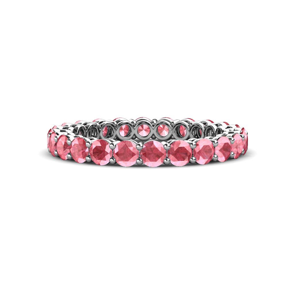 Tiffany 2.80 mm Pink Tourmaline Eternity Band 