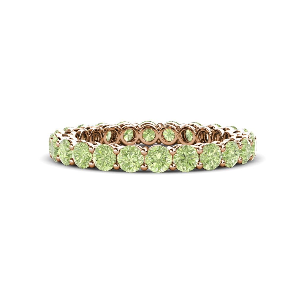 Tiffany 2.80 mm Peridot Eternity Band 
