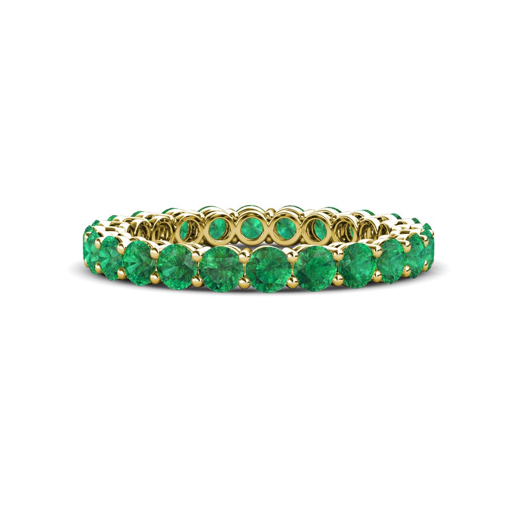 Tiffany 2.80 mm Emerald Eternity Band 