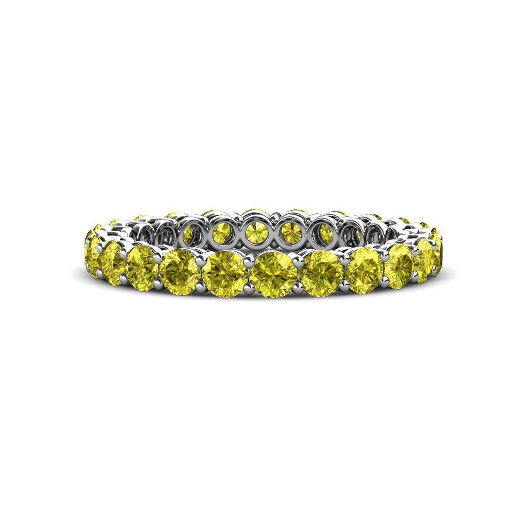 Tiffany 2.80 mm Yellow Diamond Eternity Band 