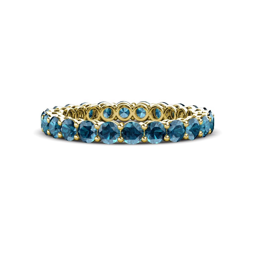 Tiffany 2.80 mm Blue Diamond Eternity Band 