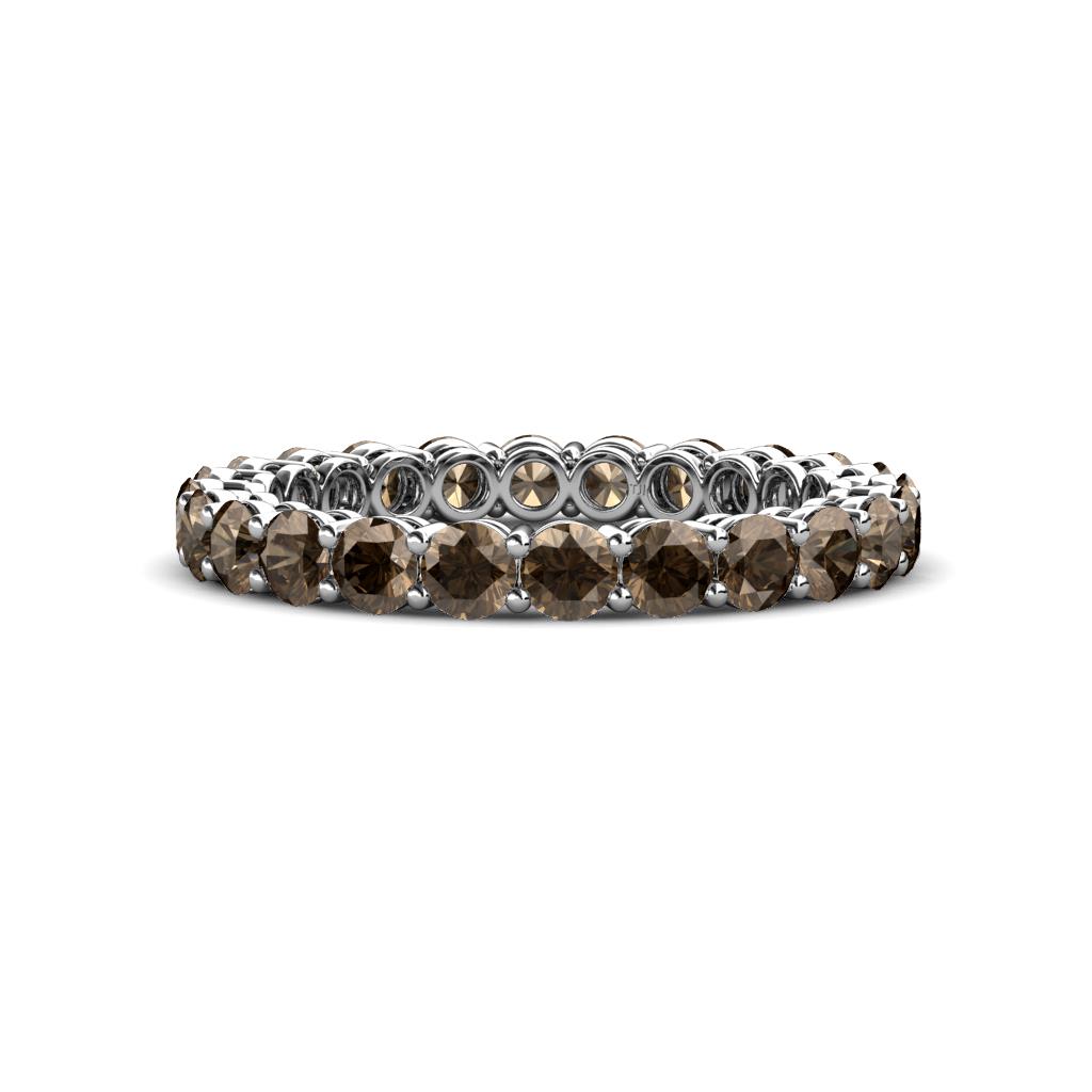 Tiffany 2.80 mm Smoky Quartz Eternity Band 