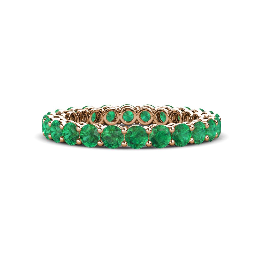 Tiffany 2.80 mm Emerald Eternity Band 