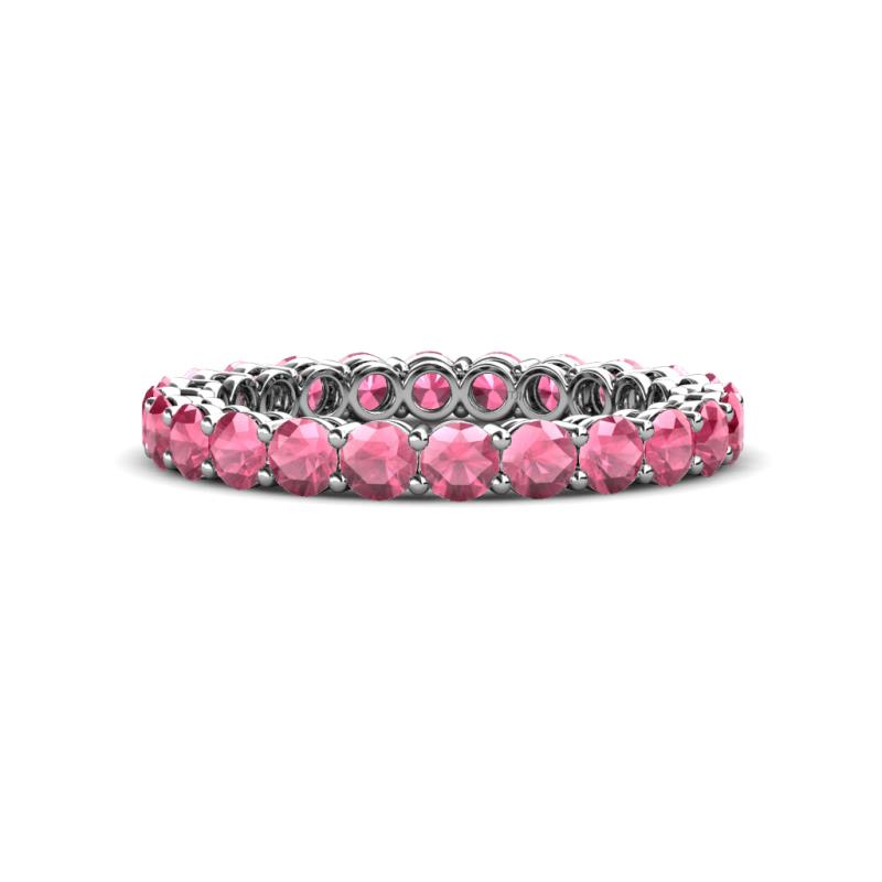 Tiffany 2.80 mm Rhodolite Garnet Eternity Band 