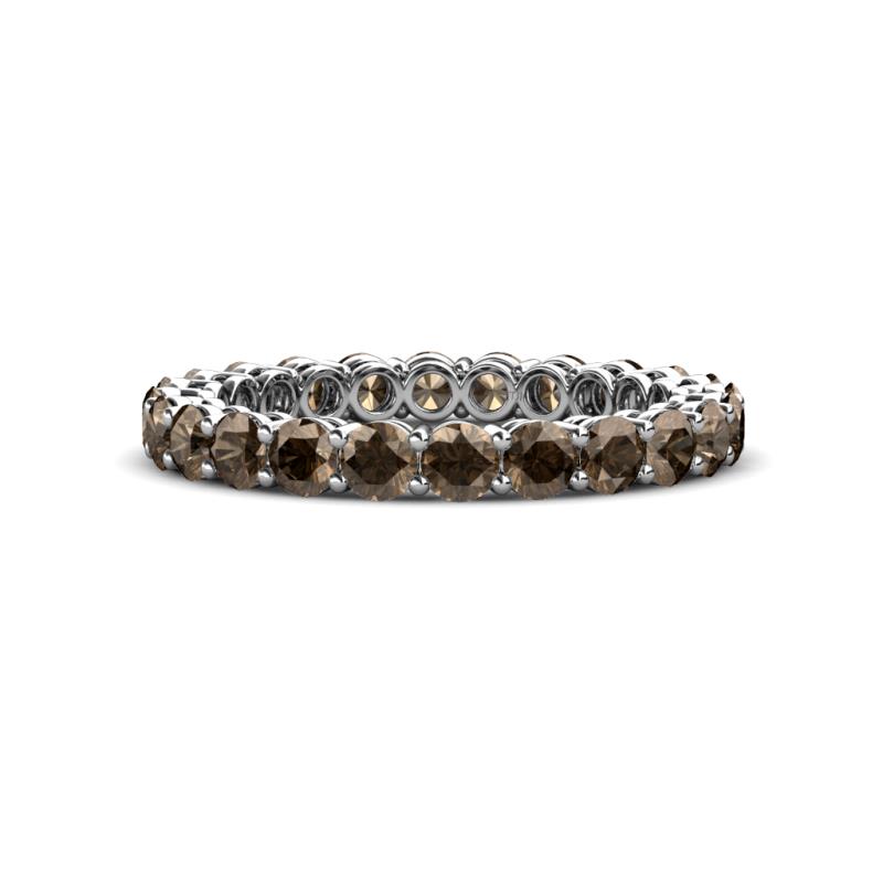 Tiffany 2.80 mm Smoky Quartz Eternity Band 