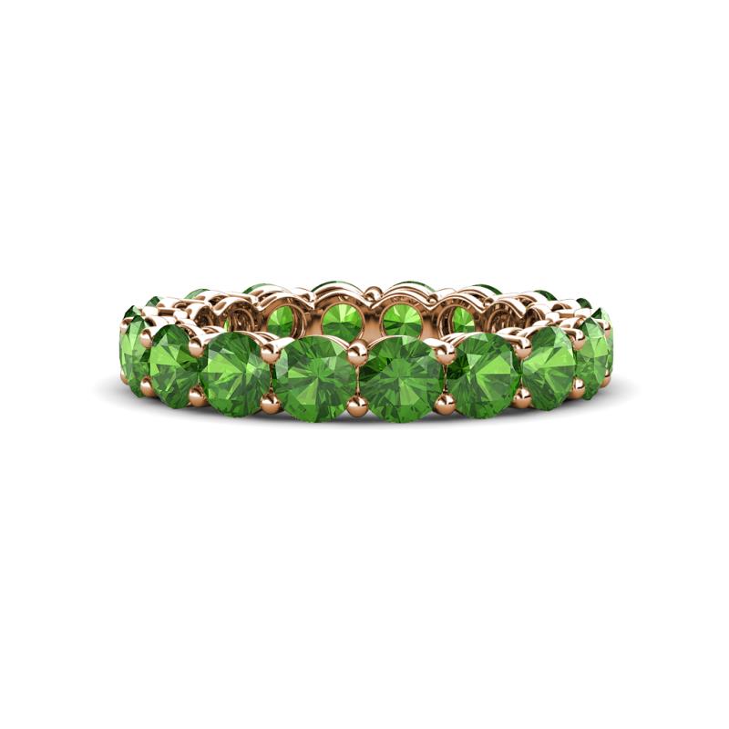 Tiffany 3.80 mm Green Garnet Eternity Band 