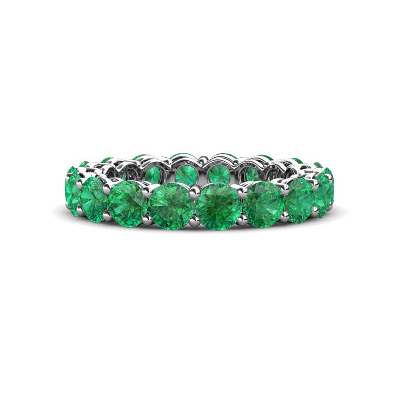 Tiffany 3.80 mm Emerald Eternity Band 