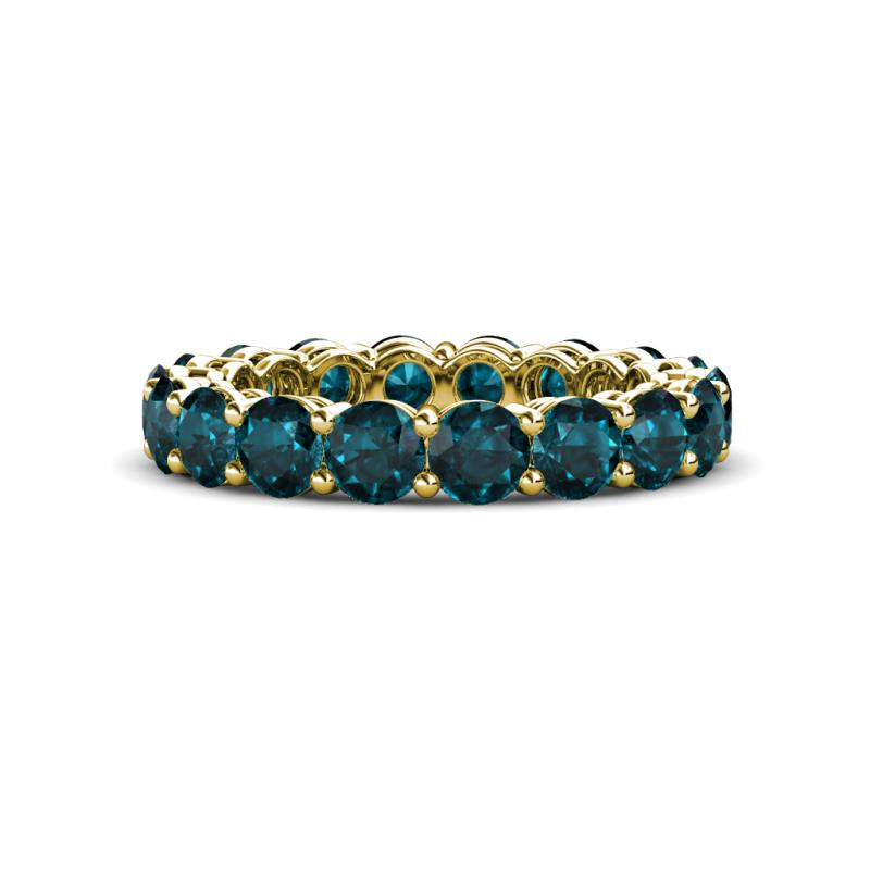 Tiffany 3.80 mm London Blue Topaz Eternity Band 