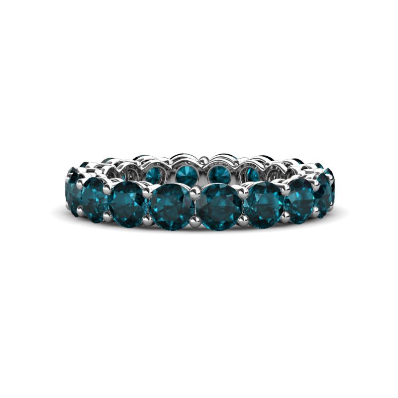 Tiffany 3.80 mm London Blue Topaz Eternity Band 