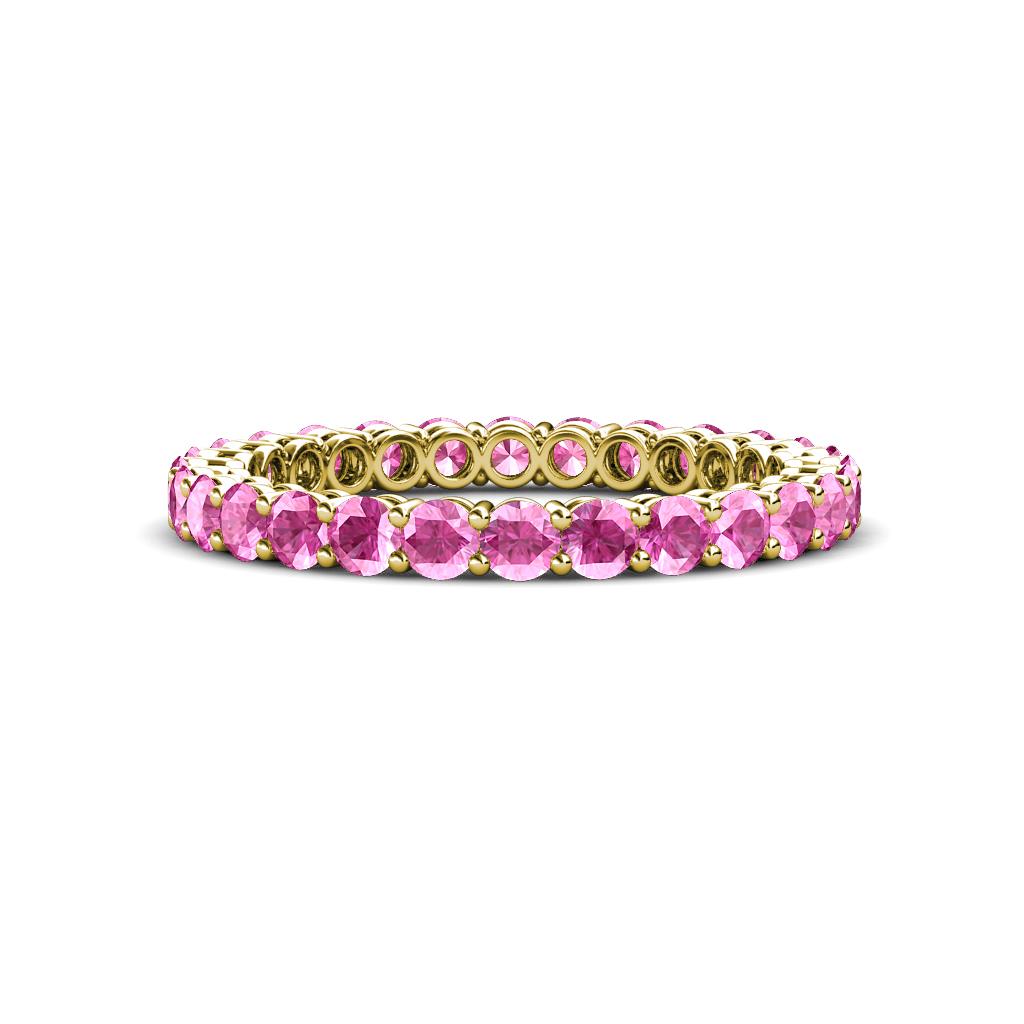Tiffany 2.40 mm Pink Sapphire Eternity Band 