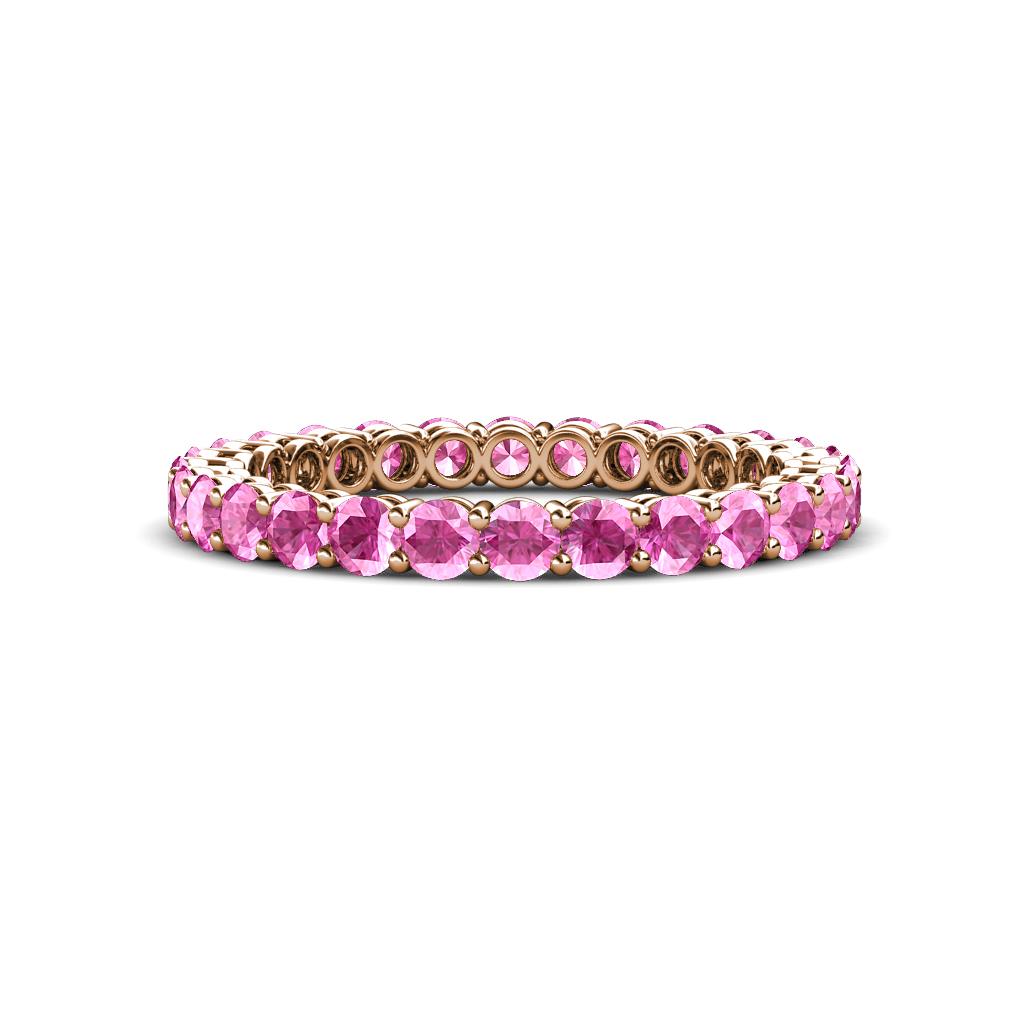 Tiffany 2.40 mm Pink Sapphire Eternity Band 