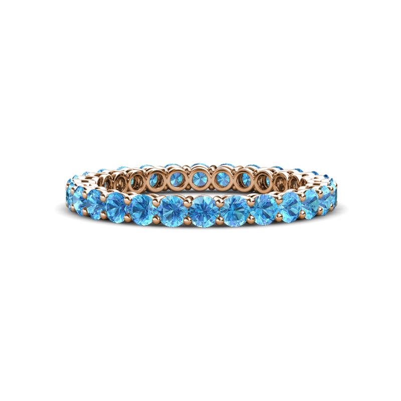 Tiffany 2.40 mm Blue Topaz Eternity Band 