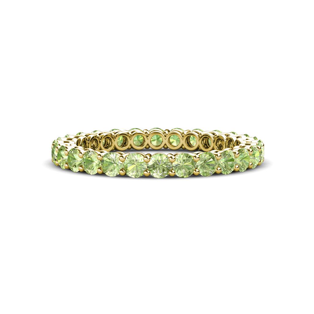 Tiffany 2.40 mm Peridot Eternity Band 