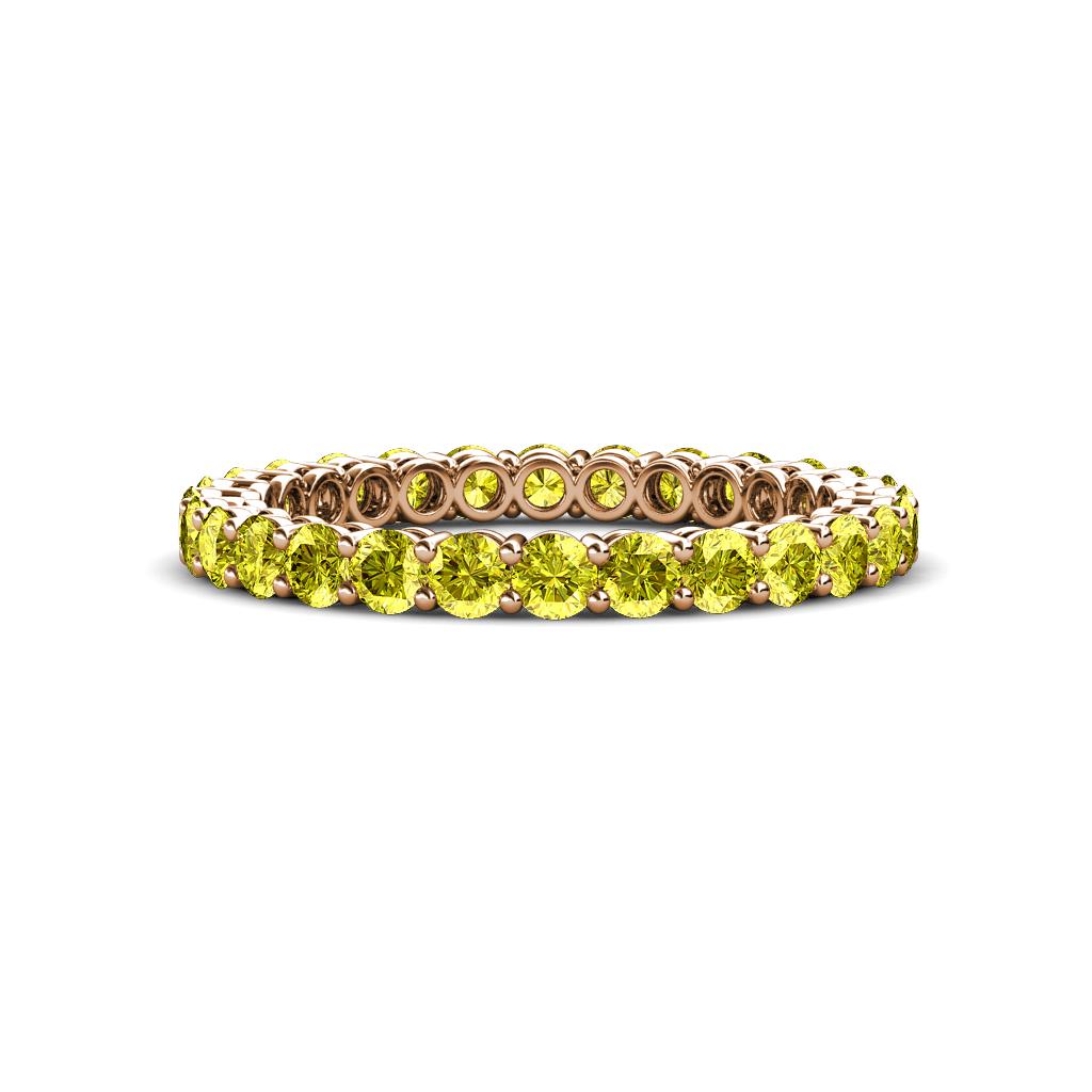 Tiffany 2.40 mm Yellow Diamond Eternity Band 