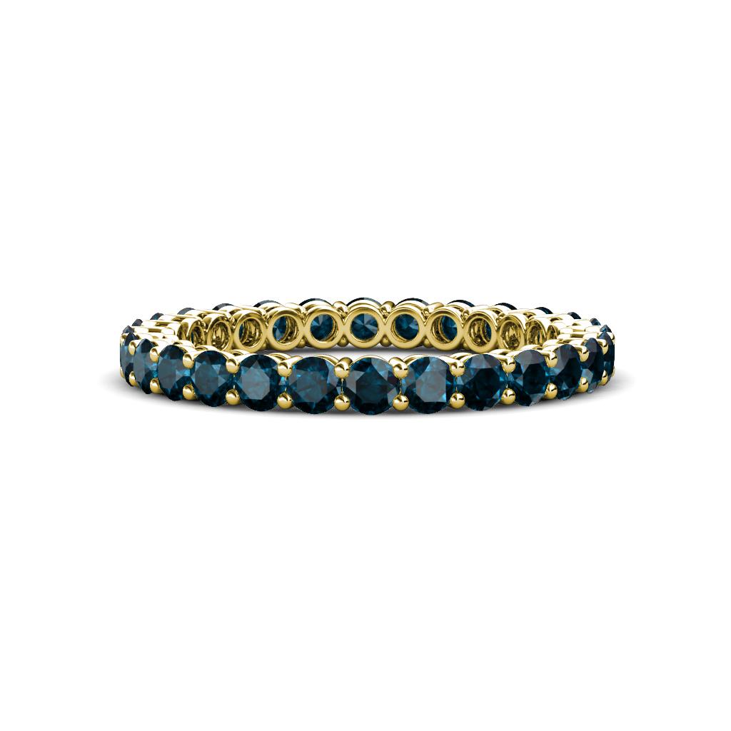 Tiffany 2.40 mm Blue Diamond Eternity Band 