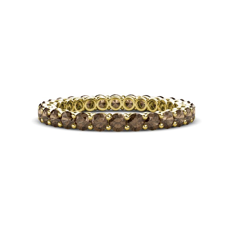 Tiffany 2.40 mm Smoky Quartz Eternity Band 