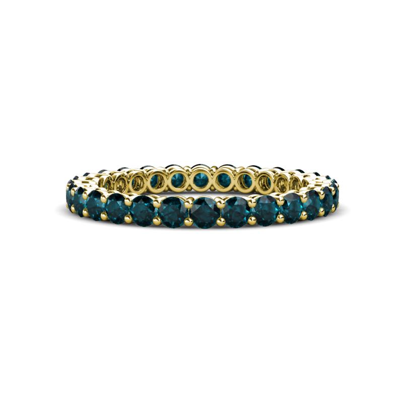 Tiffany 2.40 mm London Blue Topaz Eternity Band 
