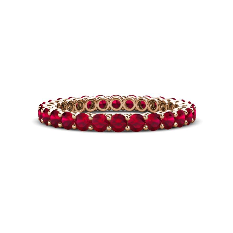 Tiffany 2.40 mm Ruby Eternity Band 