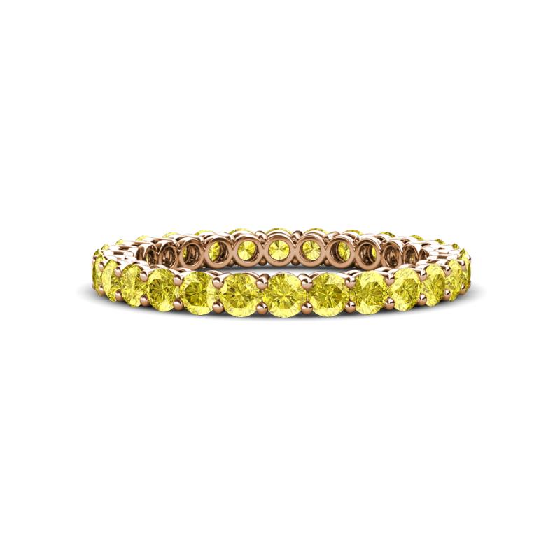 Tiffany 2.40 mm Yellow Sapphire Eternity Band 