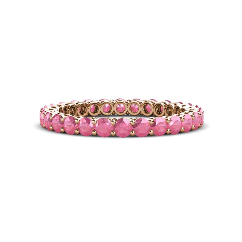 Tiffany 2.40 mm Pink Tourmaline Eternity Band 