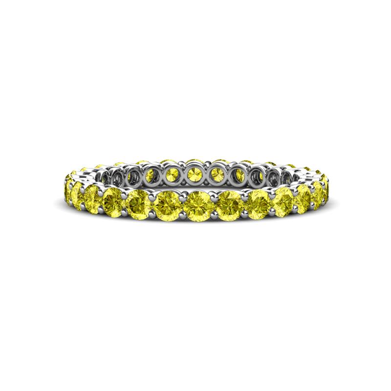 Tiffany 2.40 mm Yellow Diamond Eternity Band 