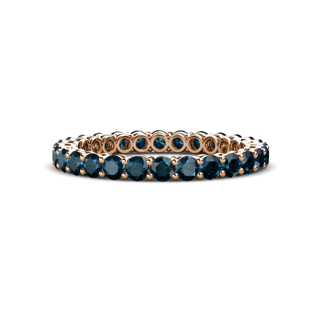 Tiffany 2.40 mm Blue Diamond Eternity Band 