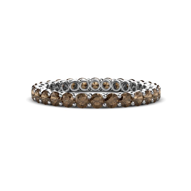 Tiffany 2.40 mm Smoky Quartz Eternity Band 