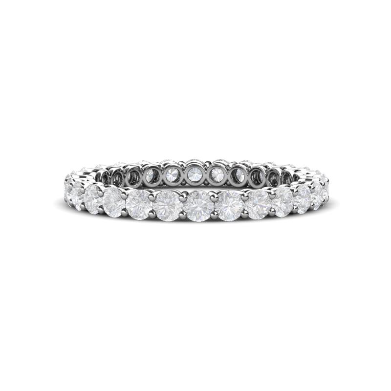 Tiffany 2.40 mm White Sapphire Eternity Band 