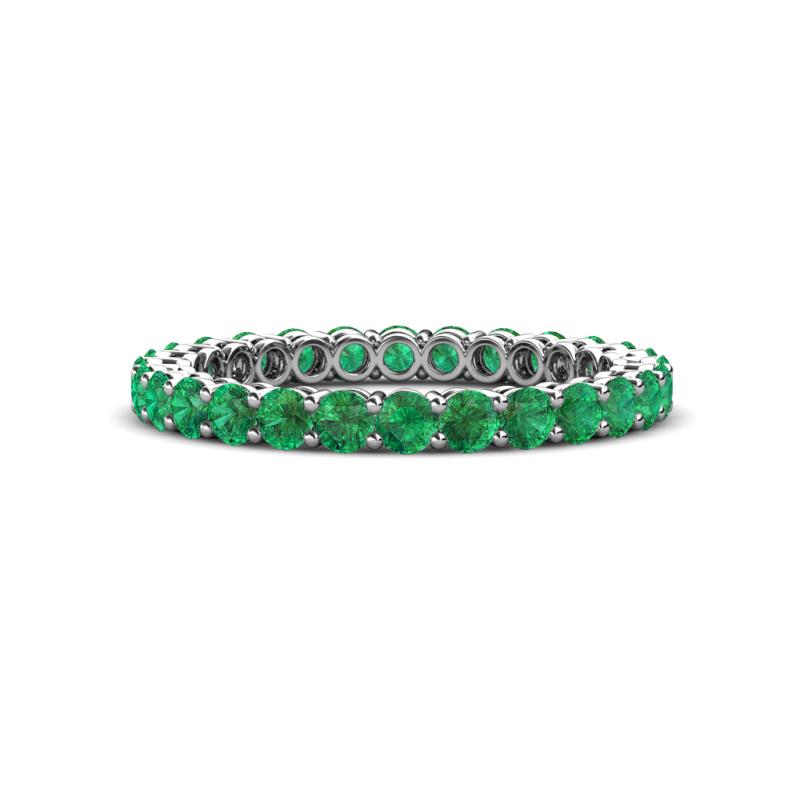 Tiffany 2.40 mm Emerald Eternity Band 